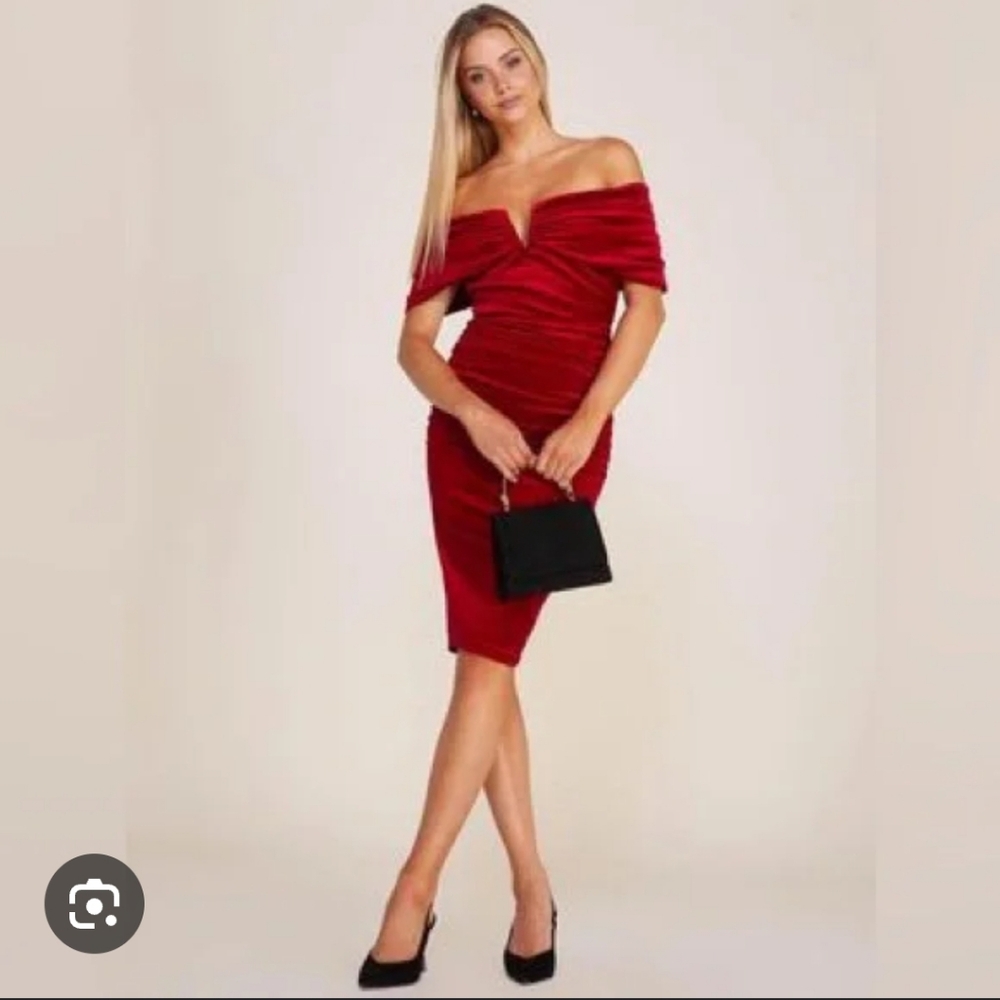 VELVET Red Dress PRETTY WOMAN JESSICA RABBIT REVENGE DRESS